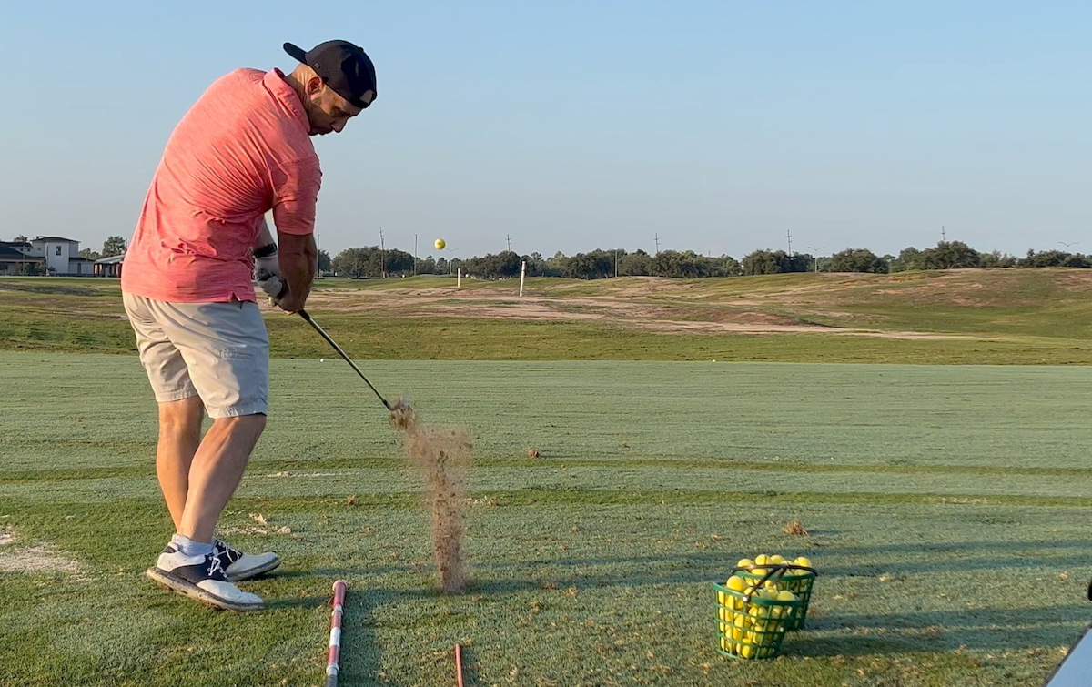 Golfer Geek & 1st Shot with Callaway Apex i300 Iron on the range